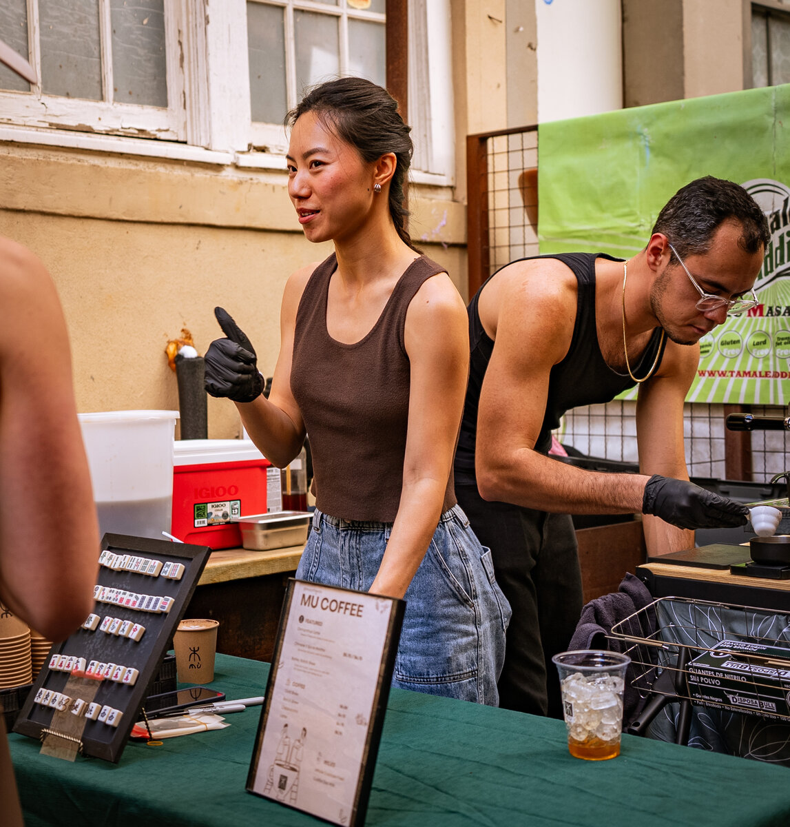 Juan and Genny, founders of MÙ Coffee
